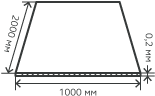 Лист нержавеющий  0,2х1000х2000 мм.  AISI 321 (08Х18Н10Т) холоднокатаный,  матовый