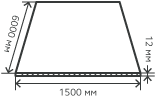 Лист нержавеющий 08х18н10 12х1500х6000