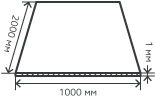 Лист нержавеющий  1х1000х2000 мм.  AISI310S (10Х23Н18) холоднокатаный,  матовый