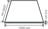 Лист нержавеющий 08х18н10 0.6х1000х2000